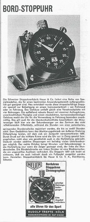 Zeitungsanzeige Heuer Rallyetimer