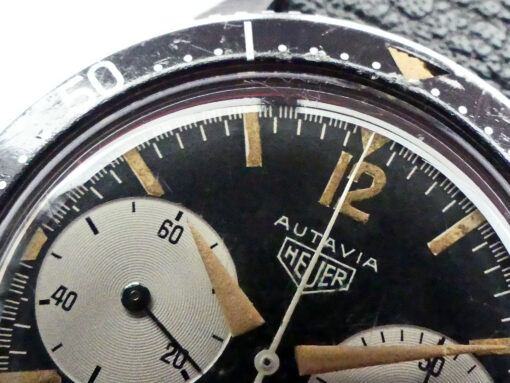 One-of-a-kind: Heuer Autavia 1st exec Big Subs Ref. 3646M - Image 6