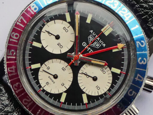 Vintage Heuer Autavia GMT "Air France" Ref. 2446C – Bild 16