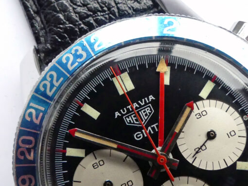 Vintage Heuer Autavia GMT "Air France" Ref. 2446C – Bild 2