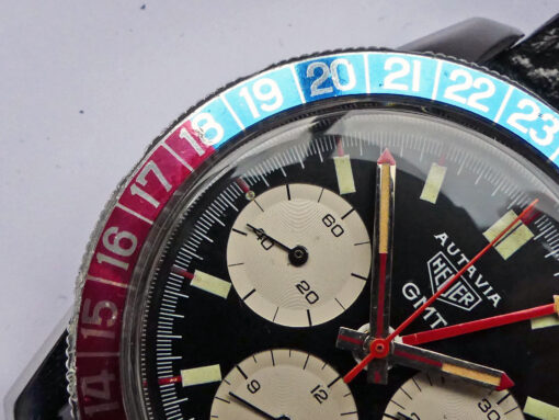 Vintage Heuer Autavia GMT "Air France" Ref. 2446C – Bild 7
