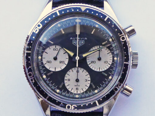 Vintage Heuer Autavia "Dot´s & Slashes" Ref. 2446M 2nd exec. Chronograph