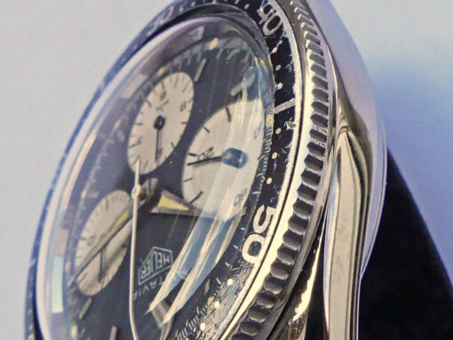 Vintage Heuer Autavia "Dot´s & Slashes" Ref. 2446M 2nd exec. Chronograph – Bild 11