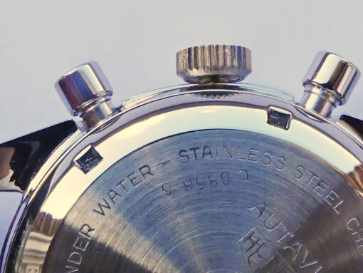 Vintage Heuer Autavia "Dot´s & Slashes" Ref. 2446M 2nd exec. Chronograph – Bild 15