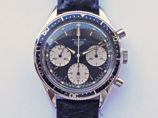 Vintage Heuer Autavia "Dot´s & Slashes" Ref. 2446M 2nd exec. Chronograph – Bild 19