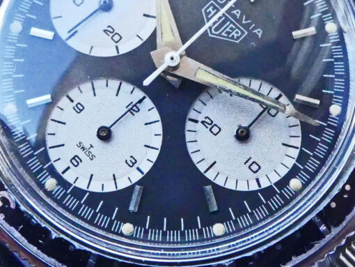 Vintage Heuer Autavia "Dot´s & Slashes" Ref. 2446M 2nd exec. Chronograph – Bild 3