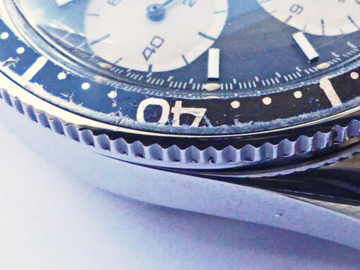 Vintage Heuer Autavia "Dot´s & Slashes" Ref. 2446M 2nd exec. Chronograph – Bild 7