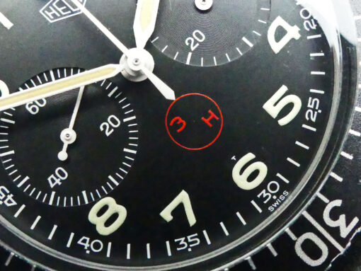 Vintage Heuer Bundeswehr 3H Tritium Ref. 1550SG – Bild 2