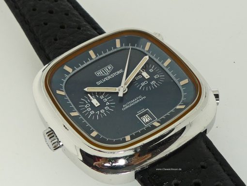 Heuer Silverstone "Clay Regazzoni" Vintage Blue Dial – Bild 11