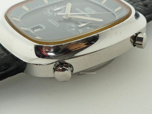 Heuer Silverstone "Clay Regazzoni" Vintage Blue Dial – Bild 8