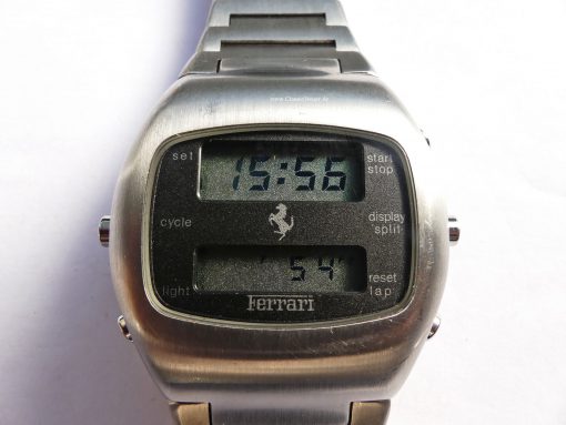 Heuer Ferrari Chronosplit Ref.102.703-2 LCD NOS