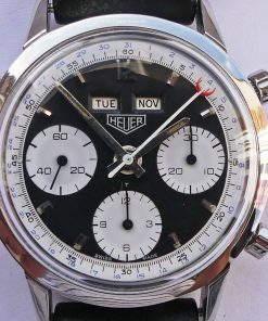 Heuer Carrera Dato 12 Panda Dial Calendarium Referenr 2547N