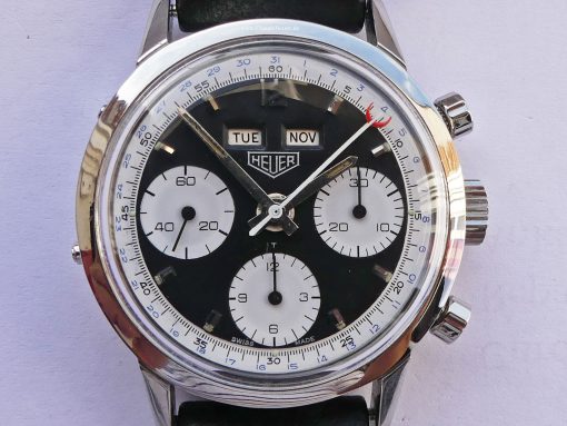 Heuer Carrera Dato 12 Panda Dial Calendarium Referenr 2547N