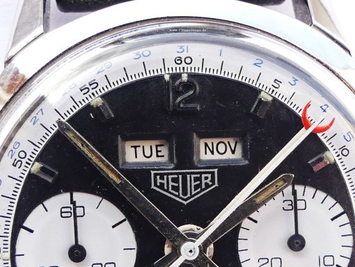 Heuer Carrera Dato 12 "Panda Dial" Reference 2547N Calendarium - Image 6