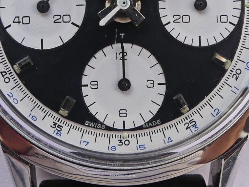 Heuer Carrera Dato 12 "Panda Dial" Reference 2547N Calendarium - Image 5
