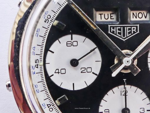 Heuer Carrera Dato 12 "Panda Dial" Reference 2547N Calendarium - Image 4