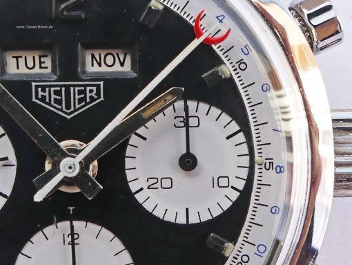Heuer Carrera Dato 12 "Panda Dial" Reference 2547N Calendarium - Image 3