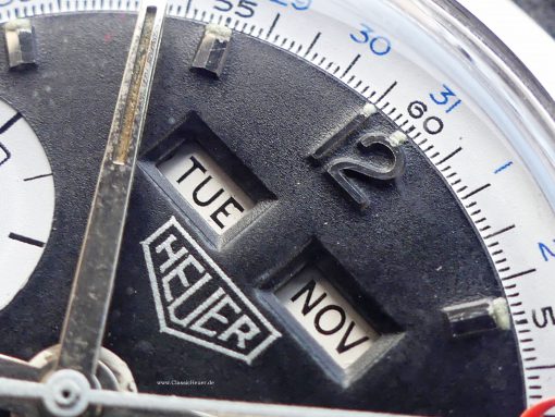 Heuer Carrera Dato 12 "Panda Dial" Reference 2547N Calendarium - Image 16