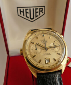 Alternative view of Heuer Carrera 18K Gold Ref. 1158CH