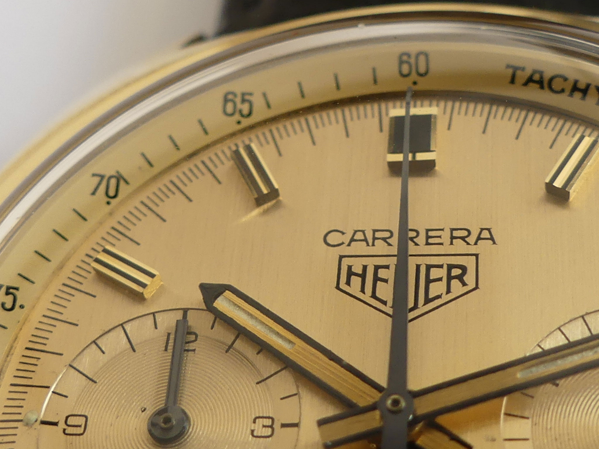 Heuer Carrera 18K Gold Ref. 1158CH – Bild 7