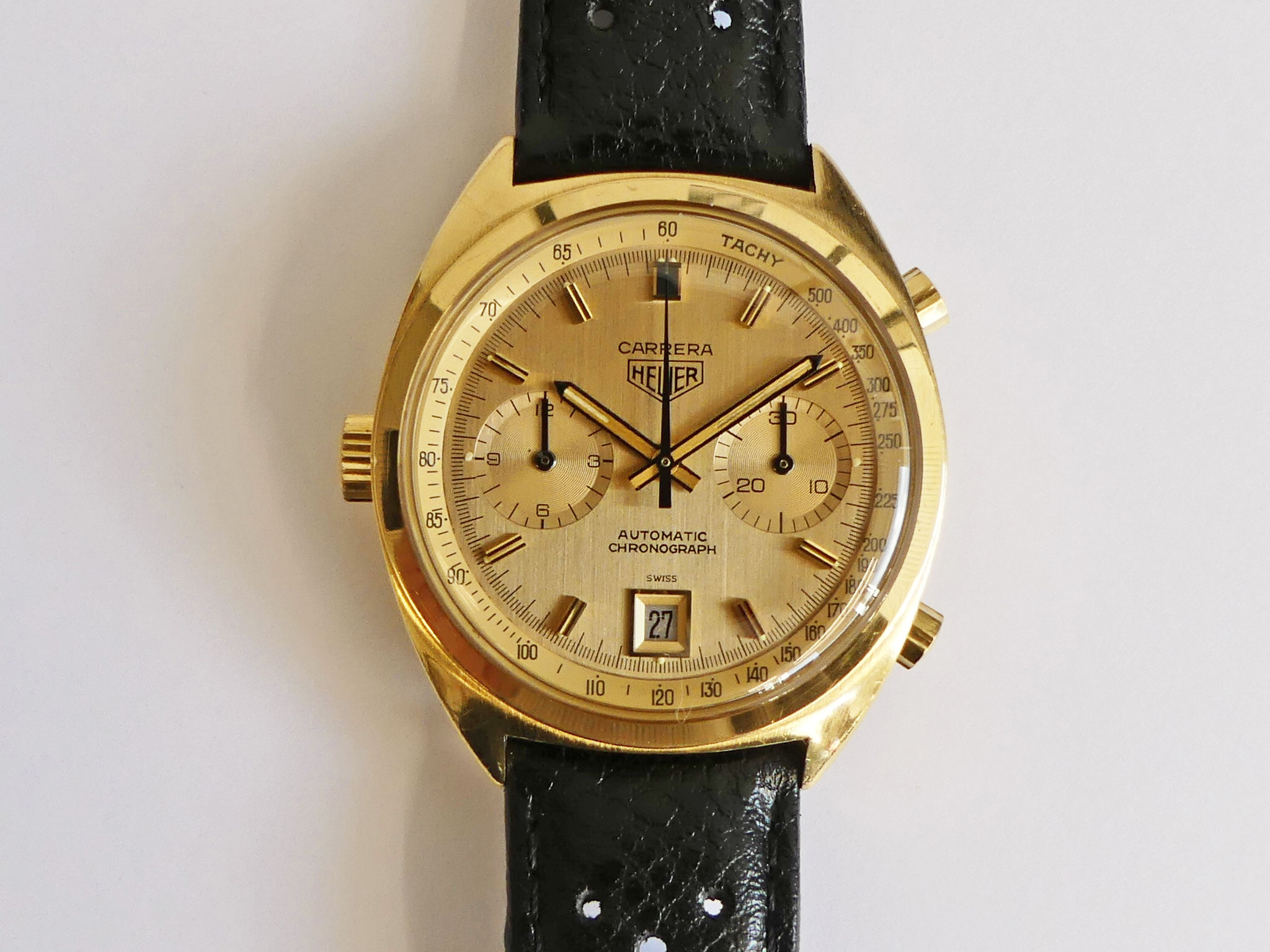 Heuer Carrera 18K Gold Ref. 1158CH – Bild 22