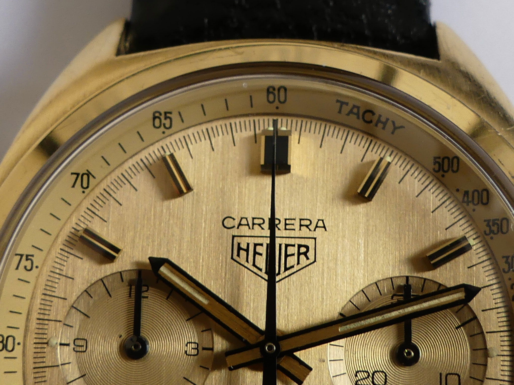 Heuer Carrera 18K Gold Ref. 1158CH – Bild 3