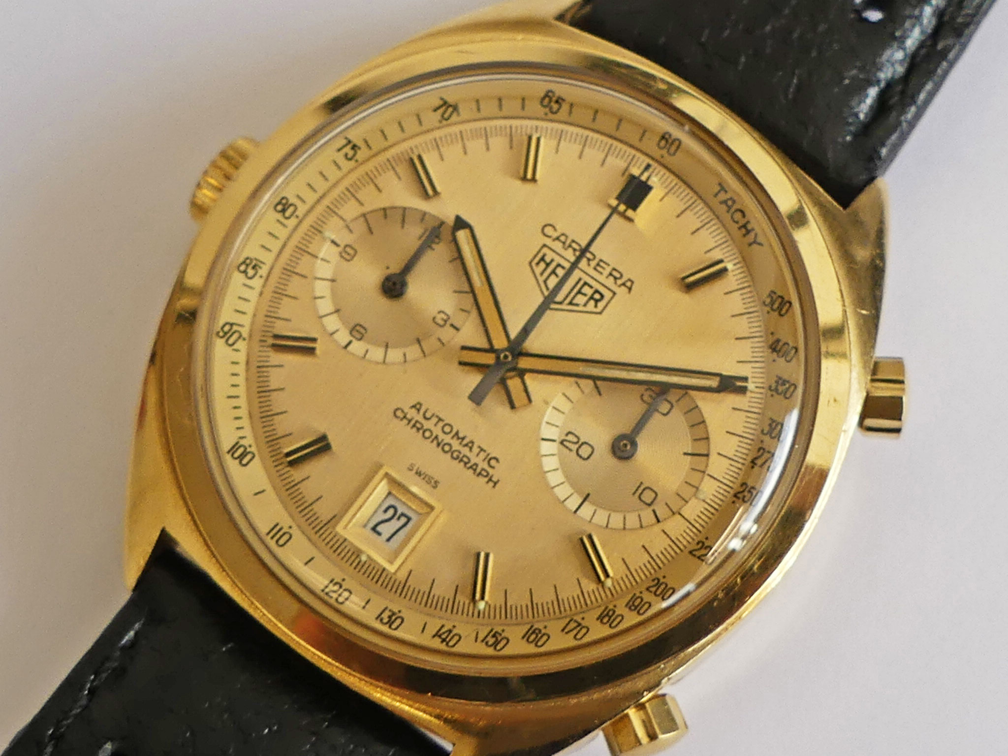 Heuer Carrera 18K Gold Ref. 1158CH – Bild 18