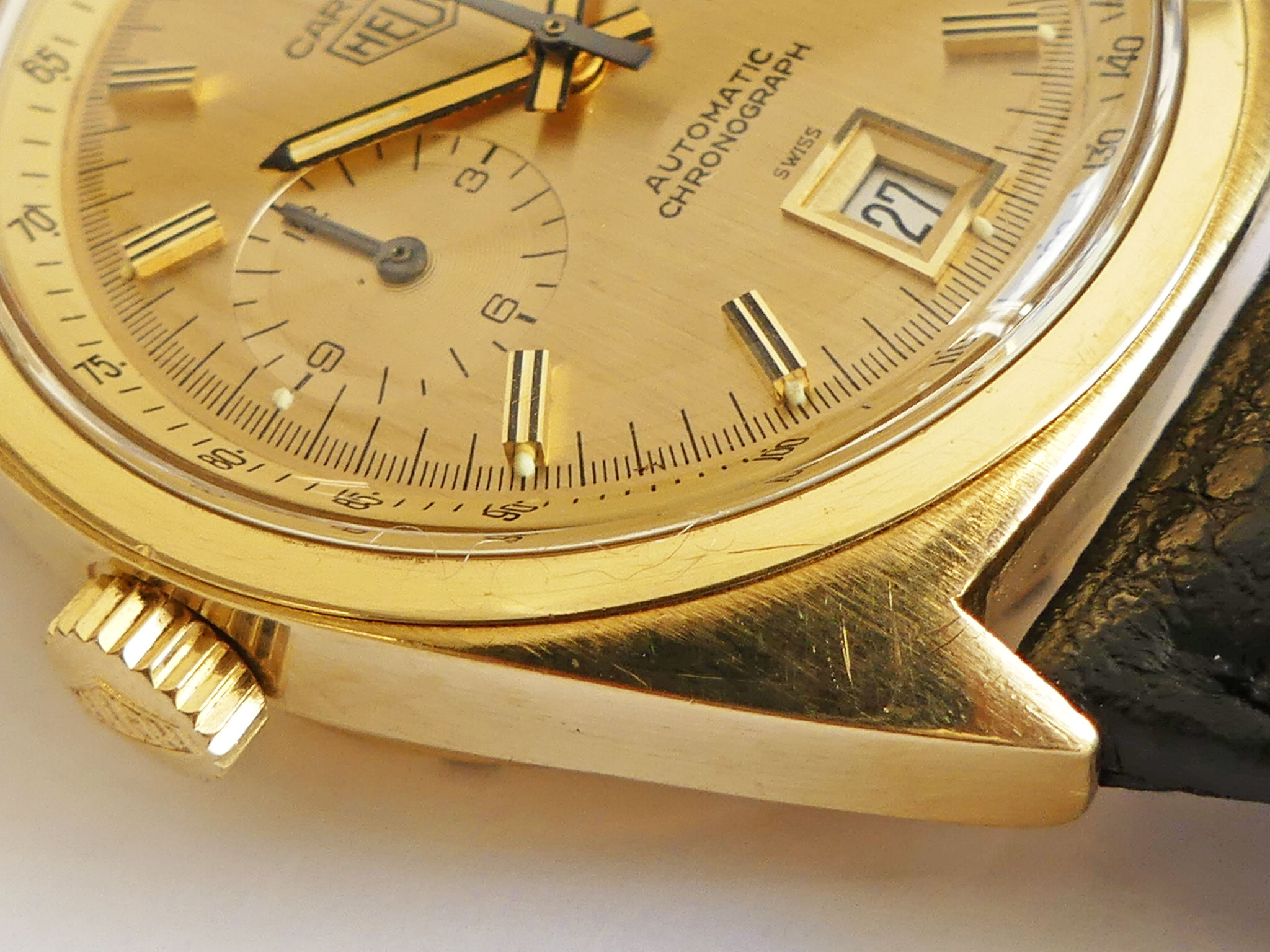 Heuer Carrera 18K Gold Ref. 1158CH – Bild 9