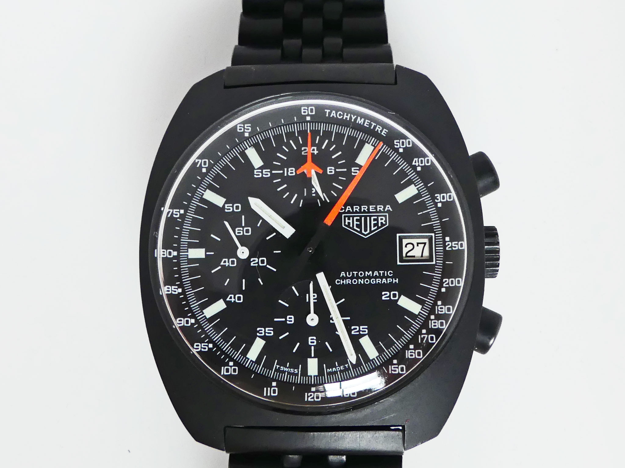 Heuer pvd chronograph clearance