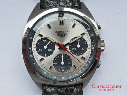 Heuer Carrera Vintage Ref. 73653S silver dial