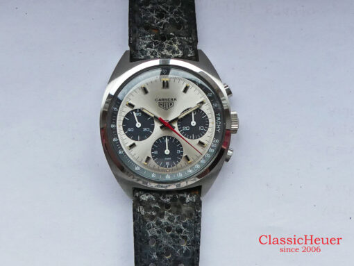 Heuer Carrera Vintage Ref. 73653S silver dial – Bild 3