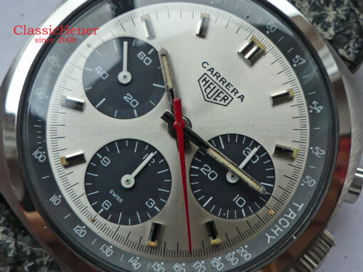 Heuer Carrera Vintage Ref. 73653S silver dial – Bild 13