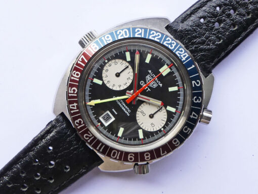 Heuer Autavia GMT Ref. 1163GMT 1st exec. Dial – Bild 15