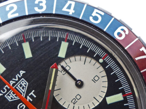 Heuer Autavia GMT Ref. 1163GMT 1st exec. Dial – Bild 3