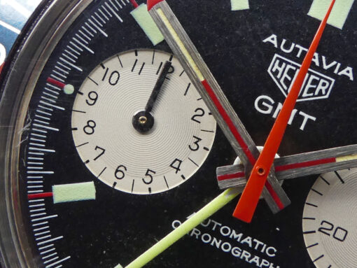 Heuer Autavia GMT Ref. 1163GMT 1st exec. Dial – Bild 6