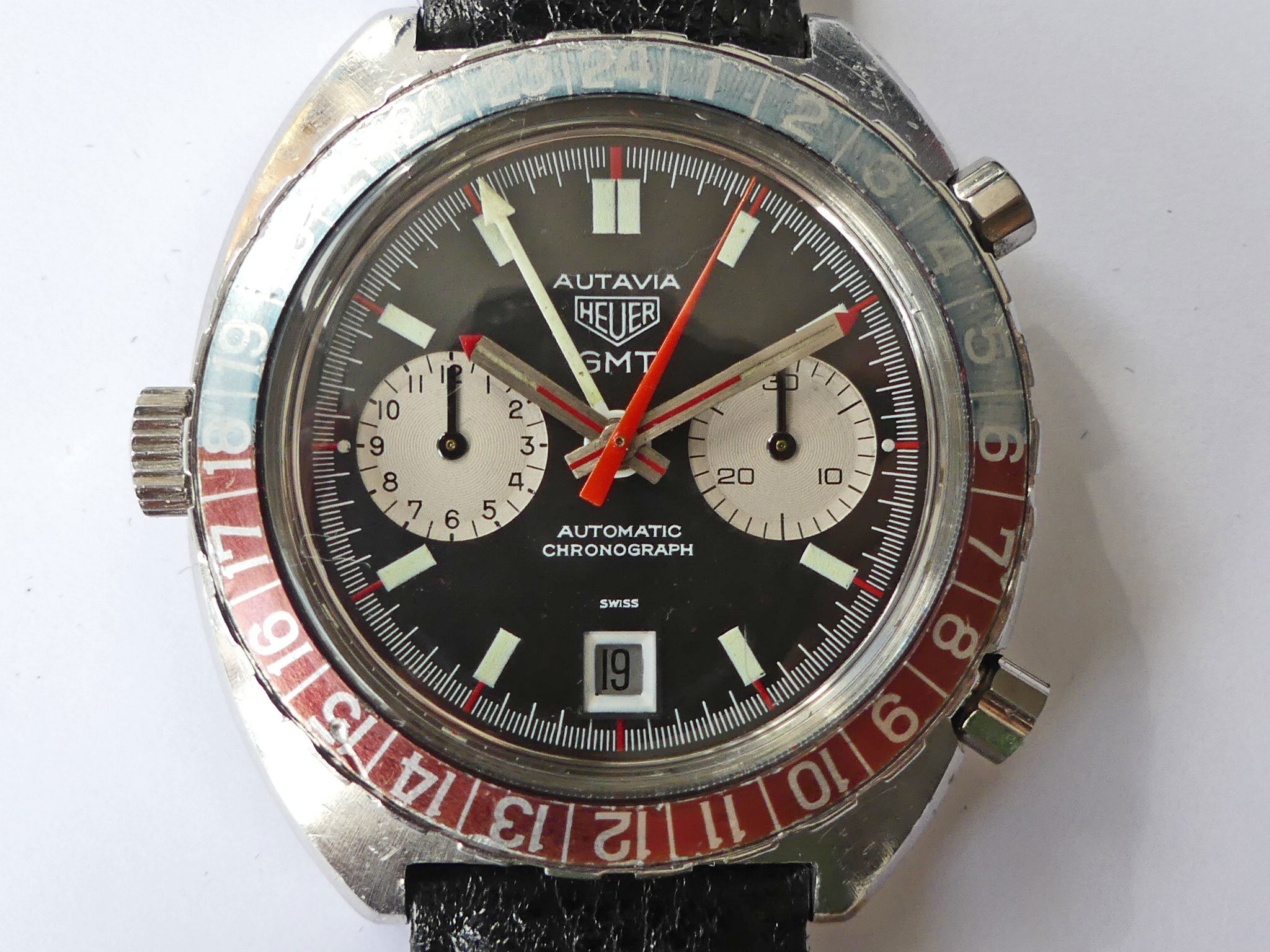 Vintage Heuer Autavia GMT Ref. 1163GMT