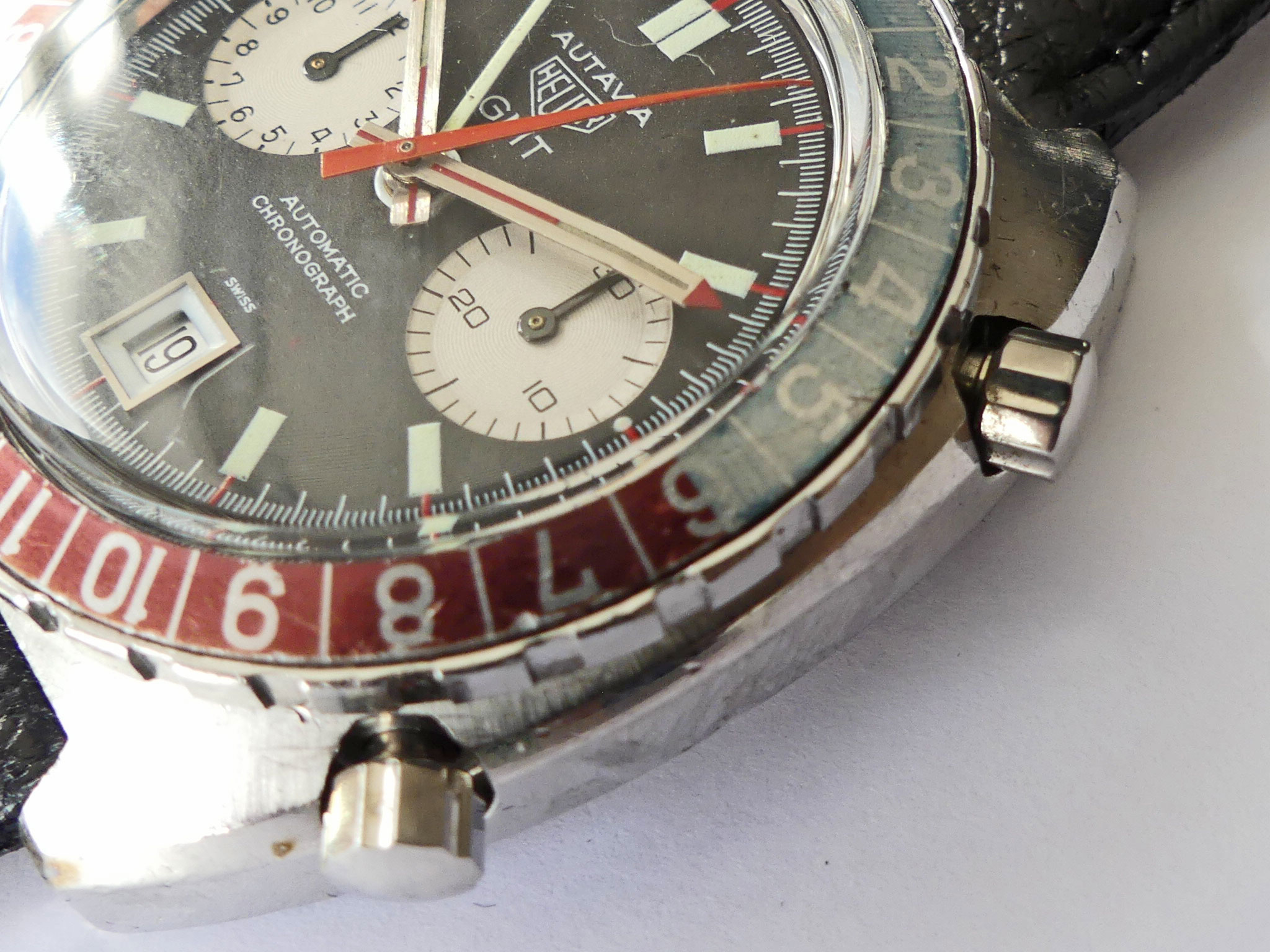Vintage Heuer Autavia GMT Ref. 1163GMT – Bild 10