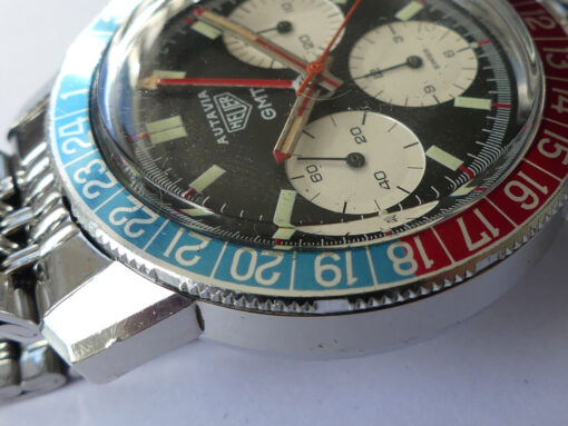 Vintage Heuer Autavia GMT "Air France" Ref. 2446C – Bild 5