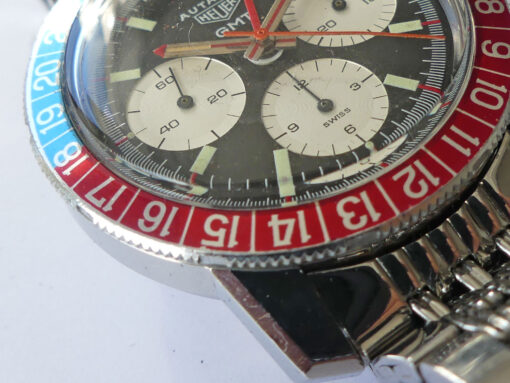 Vintage Heuer Autavia GMT "Air France" Ref. 2446C – Bild 4