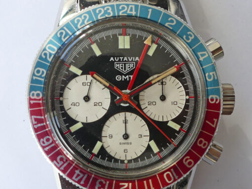 Vintage Heuer Autavia GMT "Air France" Ref. 2446C – Bild 2