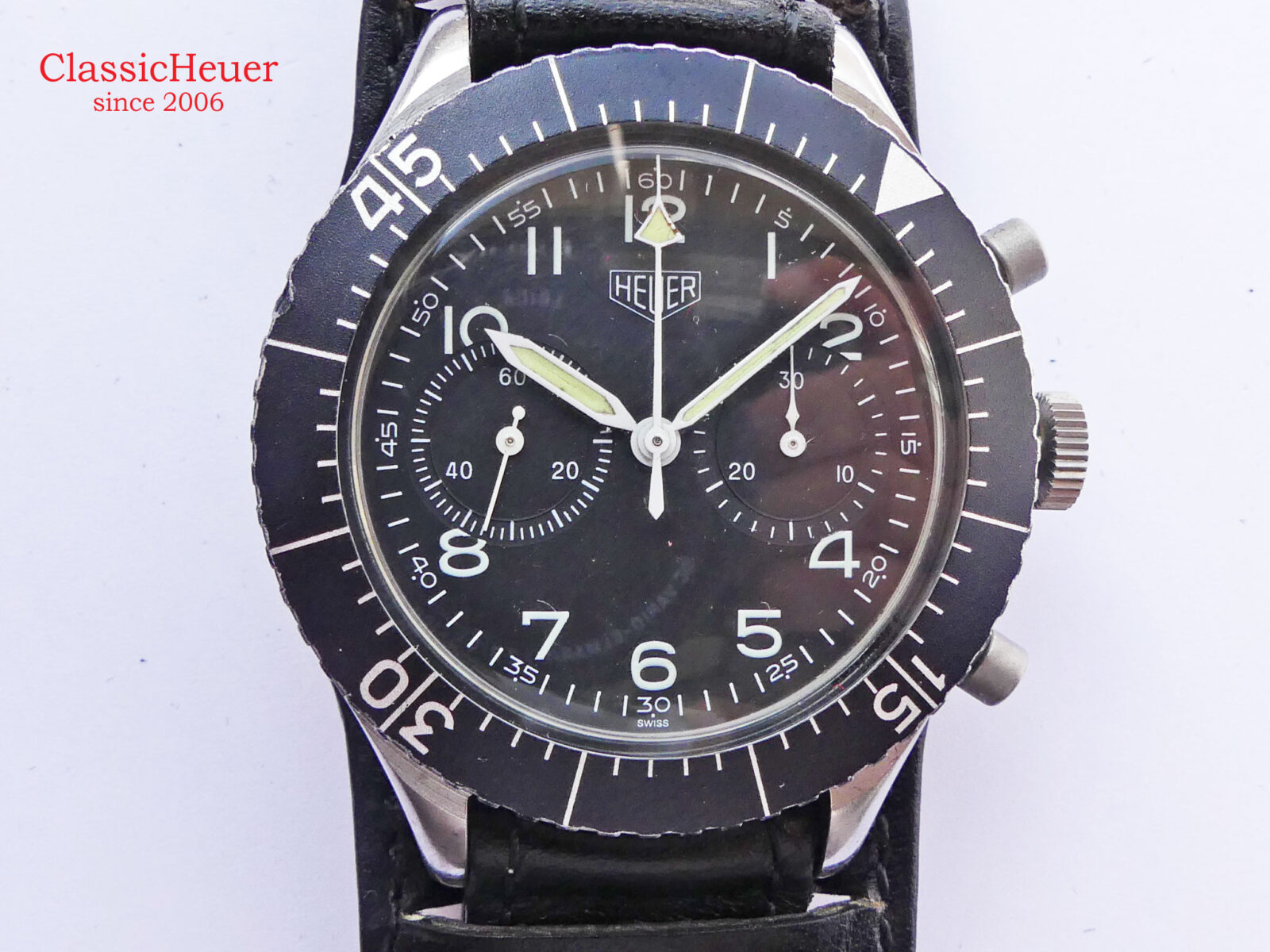 Vintage Heuer Bundeswehr Chrono Ref. 1550Sg Super Luminar – IQFDW