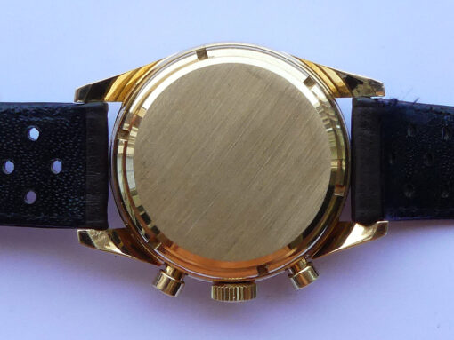 NOS Heuer Carrera 12 Ref. 2456S 18 K Gold Vintage – Bild 13