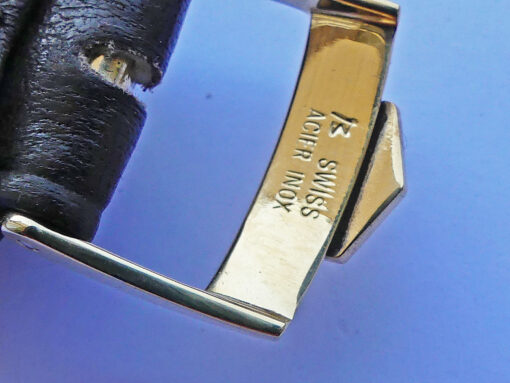 NOS Heuer Carrera 12 Ref. 2456S 18 K Gold Vintage – Bild 14