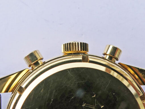 Vintage 18K Gold Heuer Carrera Ref. 2456N - Image 12