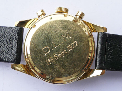 Vintage 18K Gold Heuer Carrera Ref. 2456N - Image 14