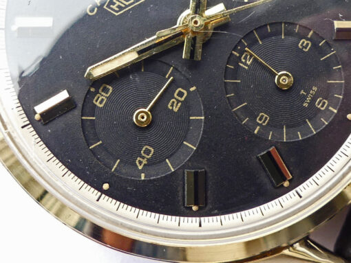 Vintage 18K Gold Heuer Carrera Ref. 2456N - Image 6
