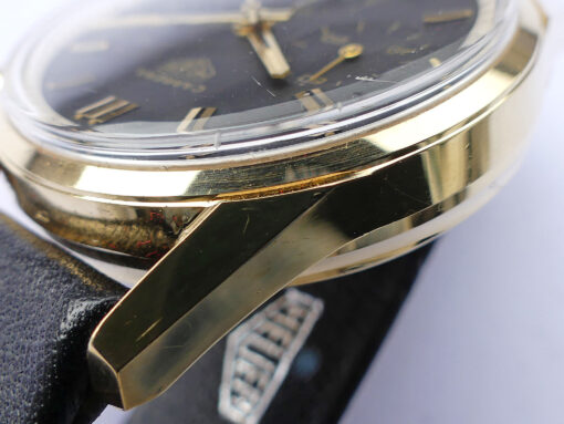 Vintage 18K Gold Heuer Carrera Ref. 2456N - Image 10