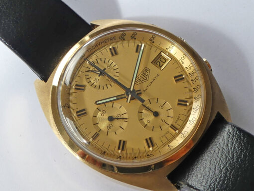 Heuer Carrera 18K Gold Ref. 510.508 Golden Times – Bild 18
