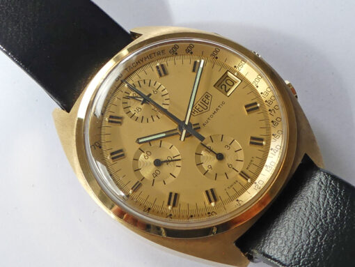 Heuer Carrera 18K Gold Ref. 510.508 Golden Times – Bild 2