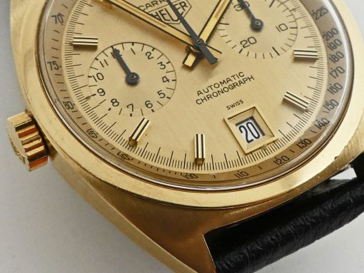 Heuer Carrera Ref. 1158CH 18 K Gold